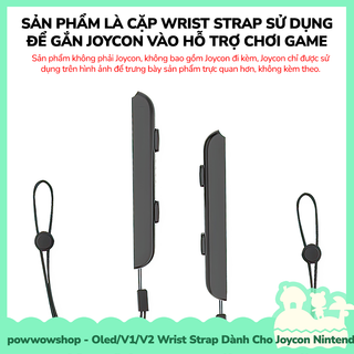 [Sẵn VN - Hỏa Tốc] Oled/V1/V2 Cặp Wrist Strap Sử Dụng Để Gắn Joycon Nintendo Switch Phong Cách Game Nhiều Màu Sắc
