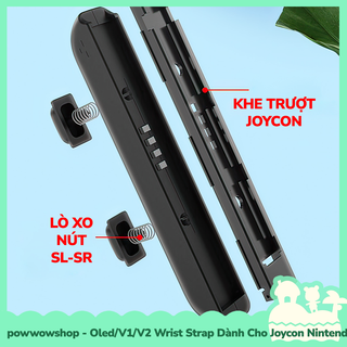 [Sẵn VN - Hỏa Tốc] Oled/V1/V2 Cặp Wrist Strap Sử Dụng Để Gắn Joycon Nintendo Switch Phong Cách Game Nhiều Màu Sắc