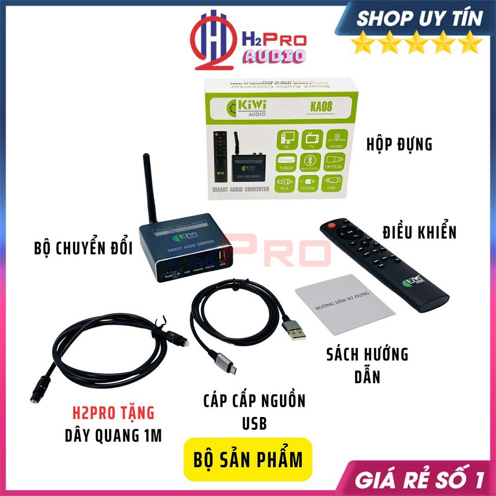 Bộ Chuyển Đổi Âm Thanh Kiwi Ka08 Bluetoth, Chuyển Âm Thanh Quang Từ ...