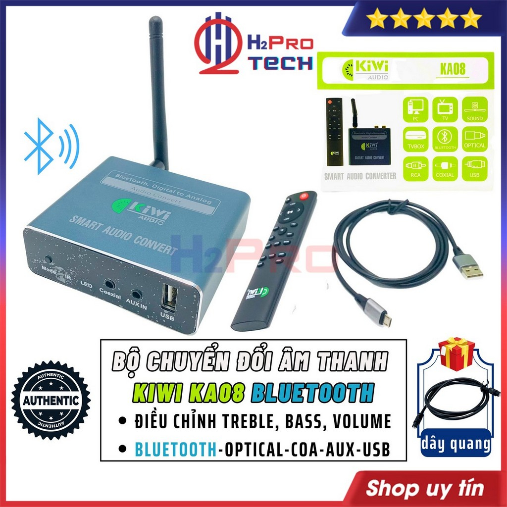 Bộ Chuyển Đổi Âm Thanh Kiwi Ka08 Bluetooth 24Bit, Chuyển Âm Thanh Quang ...