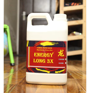Keo dán mặt vợt Energy long 3x dung tích lớn kèm mút xốp và kẹp mút (sử dụng dán mặt vợt)