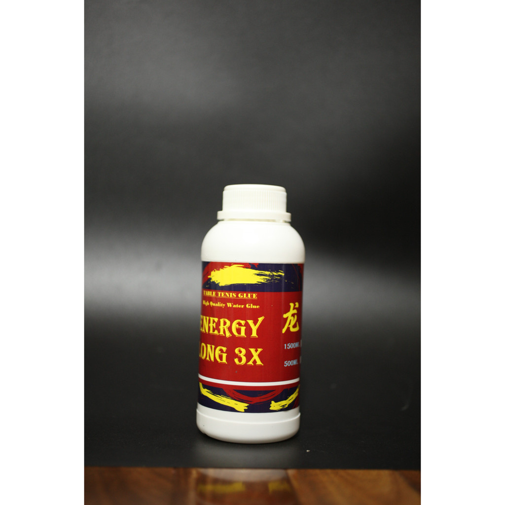 Keo dán mặt vợt Energy long 3x dung tích lớn kèm mút xốp và kẹp mút (sử dụng dán mặt vợt)