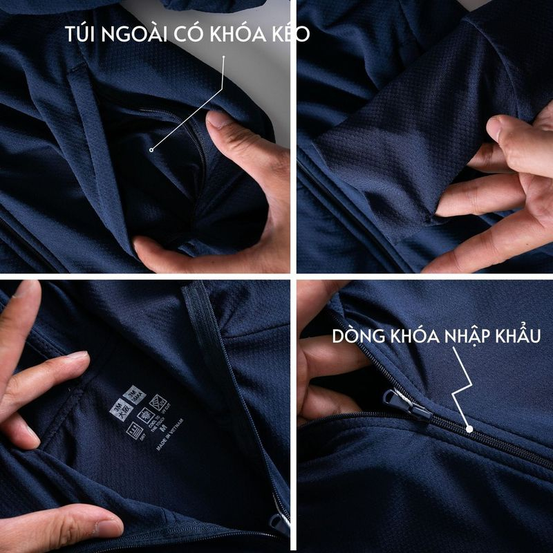 Áo chống nắng nữ big size 2 lớp , áo khoác chống nắng vải thông hơi kim cương , áo đi nắng dành cho người béo nhà XUZI.