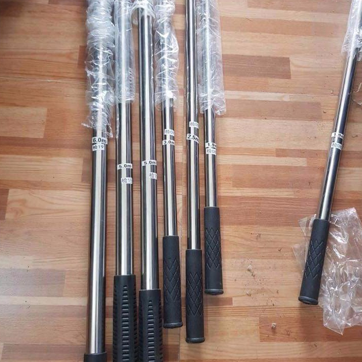 Sào rút 6m sào inox bẫy chim, treo lồng thu gọn 1m4 dày 1mm tặng kèm ...