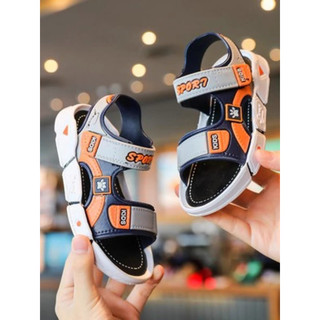 Sandal bé trai bé gái đế cao su mềm nhẹ êm chân, dép quai hậu cho bé đi học, đi chơi