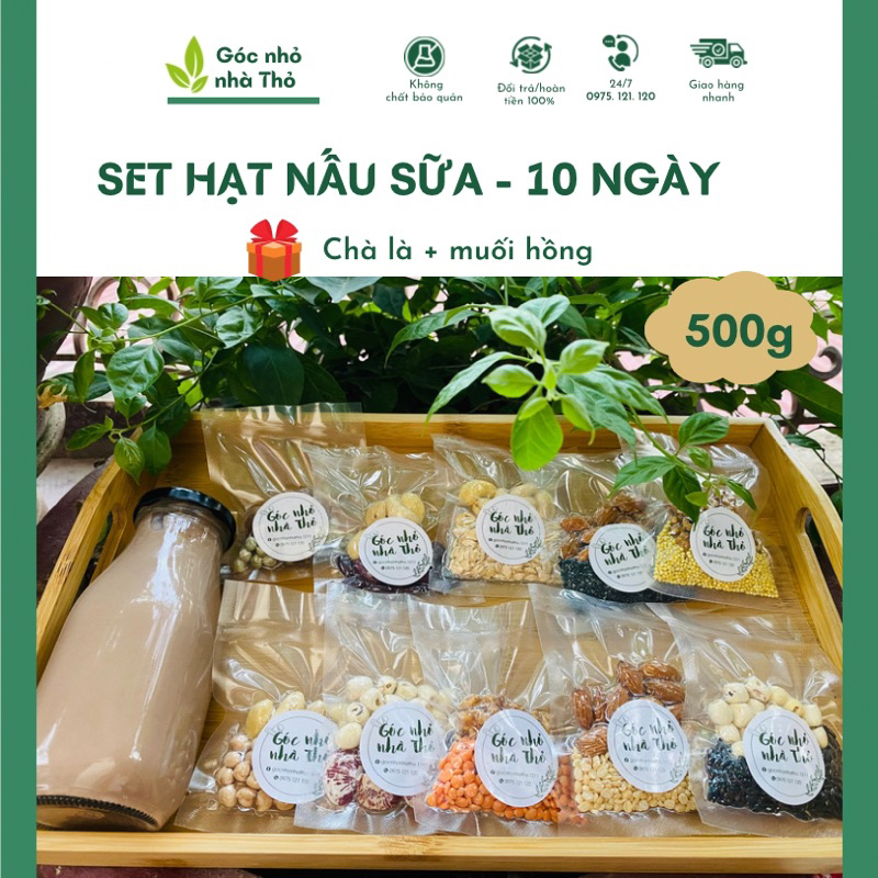 Set Hạt Dinh Dưỡngnhanh chóng, no lâu, hạn chế thèm ăn