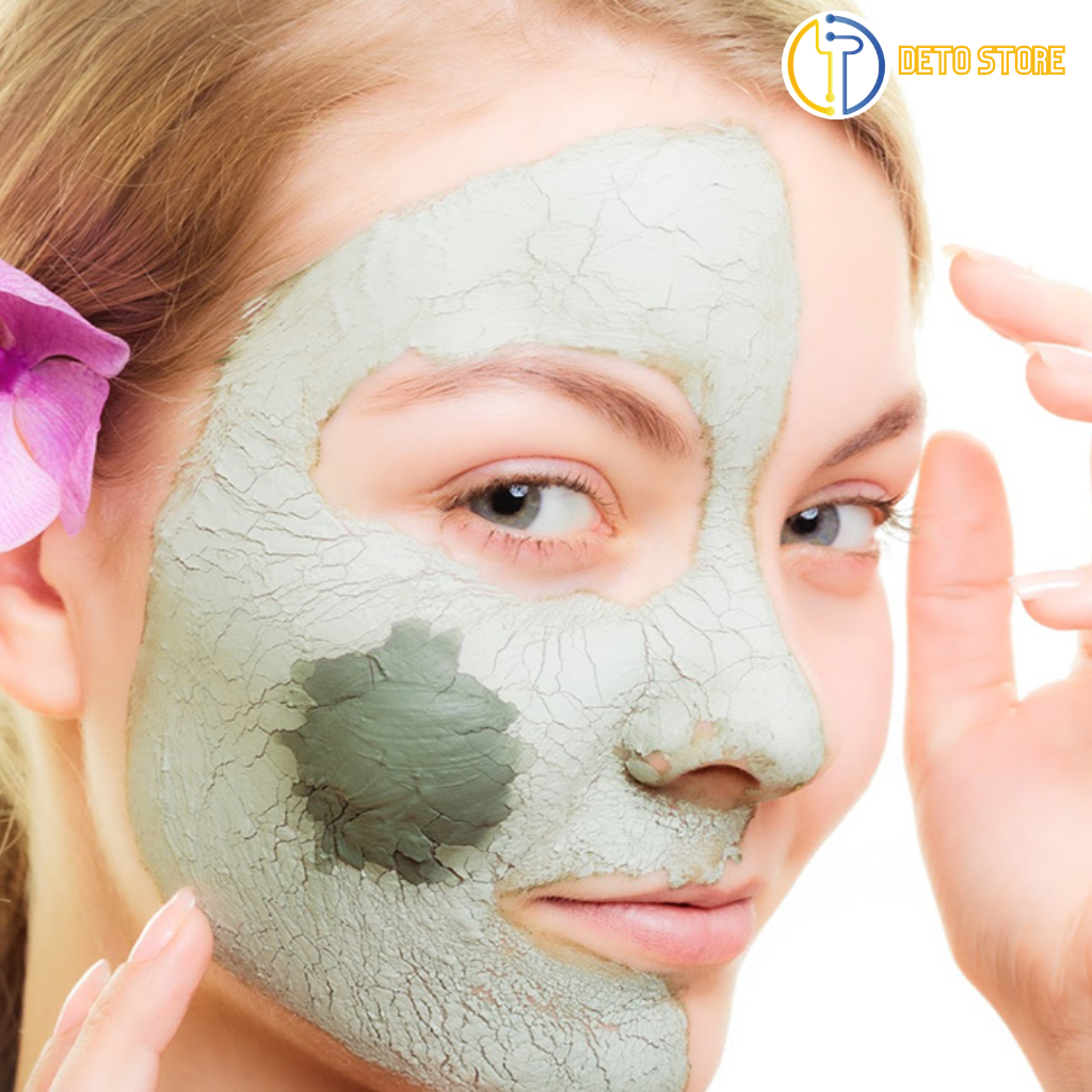 Khoáng Sét Bentonite Clay Viet Healthy Thải Kim Loại Nặng, Mặt Nạ Đất Sét Sạch Mụn Làm Sạch Tiêu Hóa