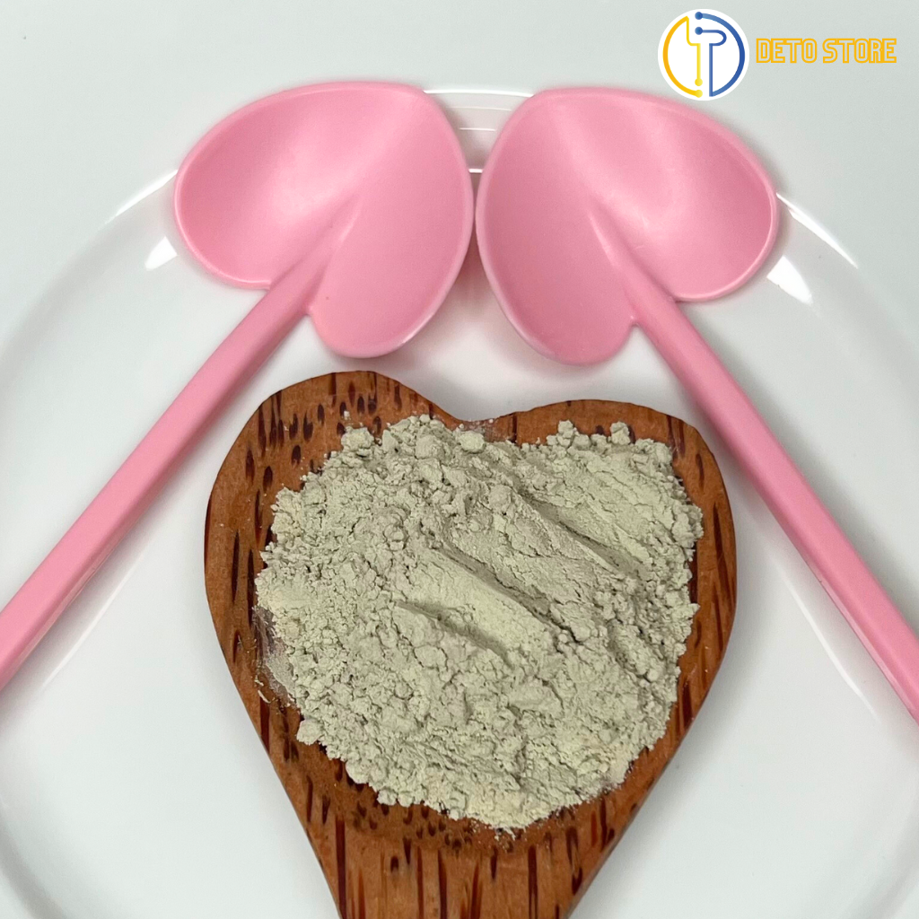 Khoáng Sét Bentonite Clay Viet Healthy Thải Kim Loại Nặng, Mặt Nạ Đất Sét Sạch Mụn Làm Sạch Tiêu Hóa