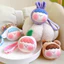 Móc khoá nhồi bông trái cây- Đào cute- Trang trí