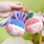 Móc khoá nhồi bông trái cây- Đào cute- Trang trí