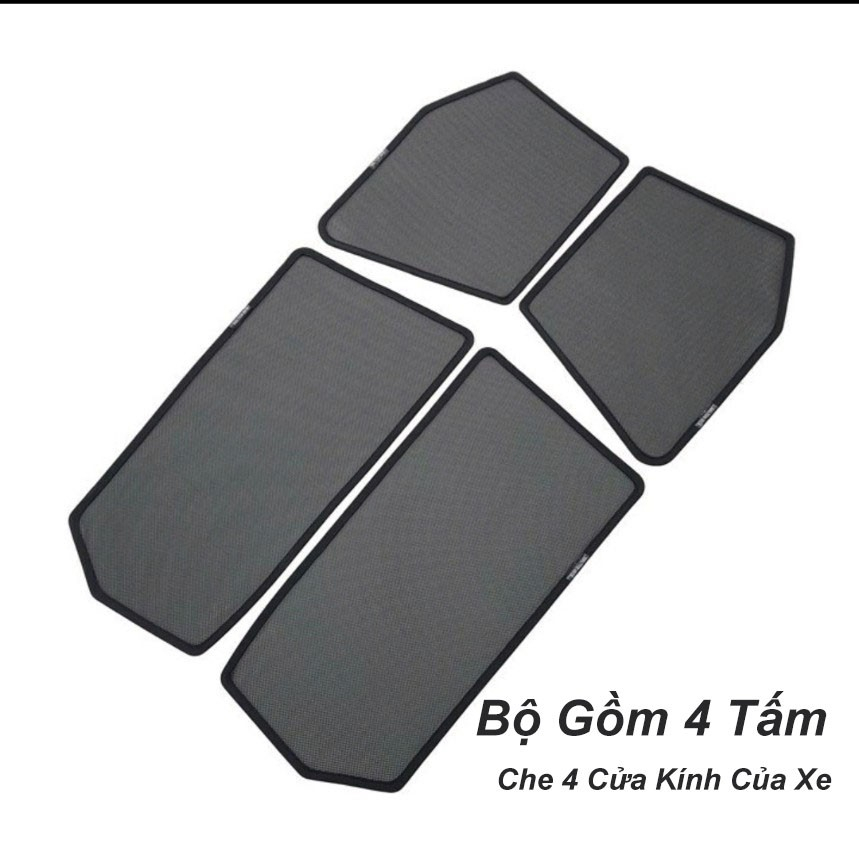 Rèm Che Nắng xe Ô tô, Chắn Nắng có hít Nam Châm xe hơi, Bộ 4 Miếng - Có Đủ Các Dòng Xe, che nắng hiệu quả