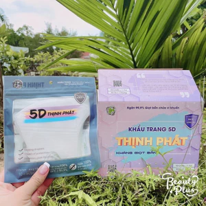 THÙNG TÍM CHÍNH HÃNG Sét 200 Chiếc Khẩu Trang 5D Thịnh Phát,Hàng Cao Cấp