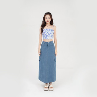 Chân váy jeans Denim Skirt - Laimer
