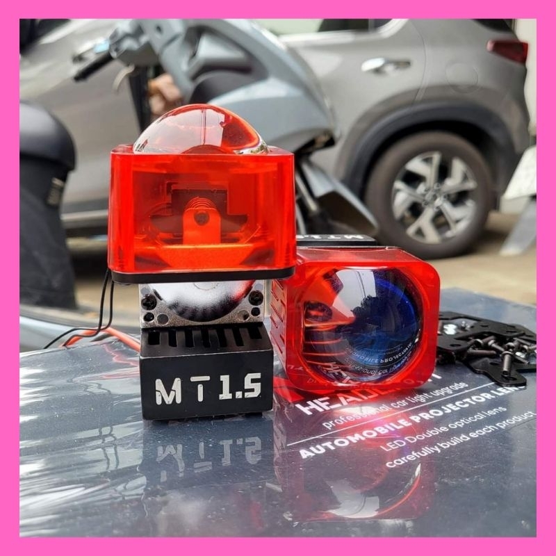 Đèn Bi Led MT 1.5 Mẫu mới nhất MT racing/ Tặng gen co chống nước, ốc ...