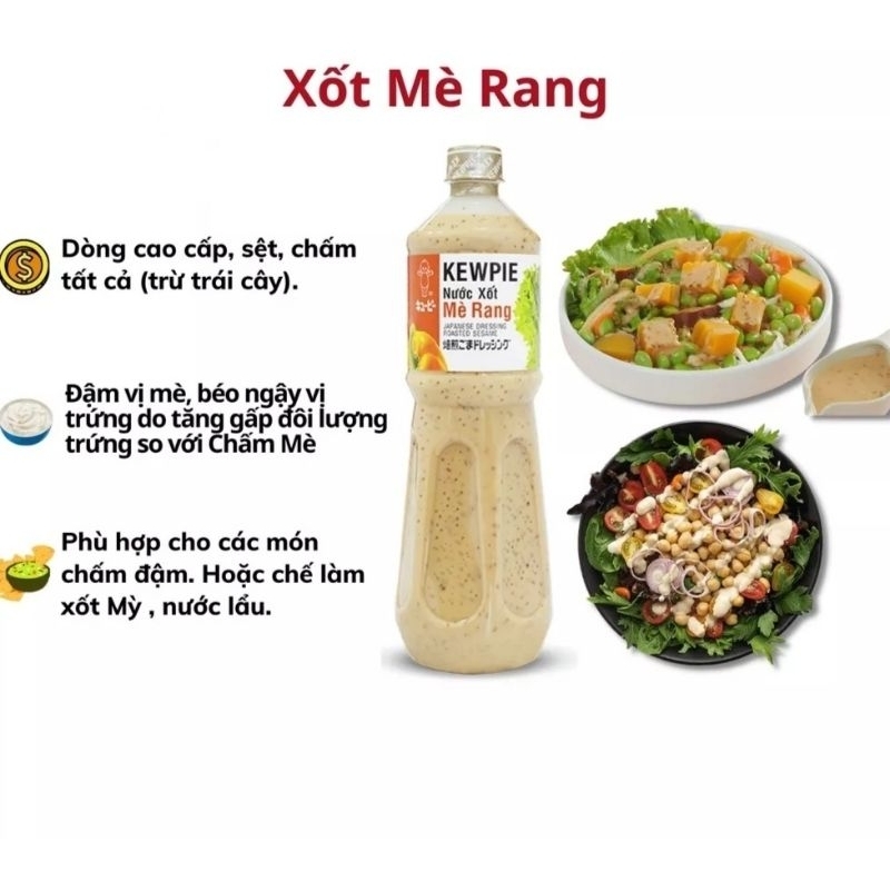 Nước Xốt Mè Rang Kewpie Chai 1 Lít | Shopee Việt Nam