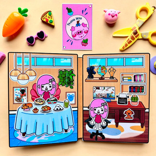 Biệt thự hiện đại của Toca Boca - Búp bê giấy