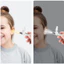 Bộ ráy tai pin sạc có đèn led và 2 kính lúp 8 món có hộp đựng full box -chăm sóc tai