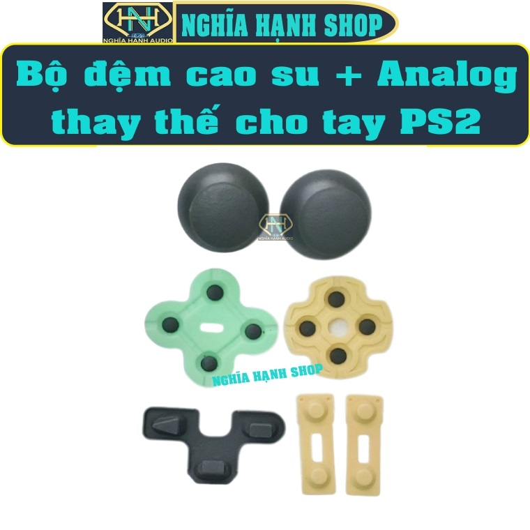 Bộ đệm cao su cho tay cầm PS2 (Nút cao su thay thế cho tay PS2 ...