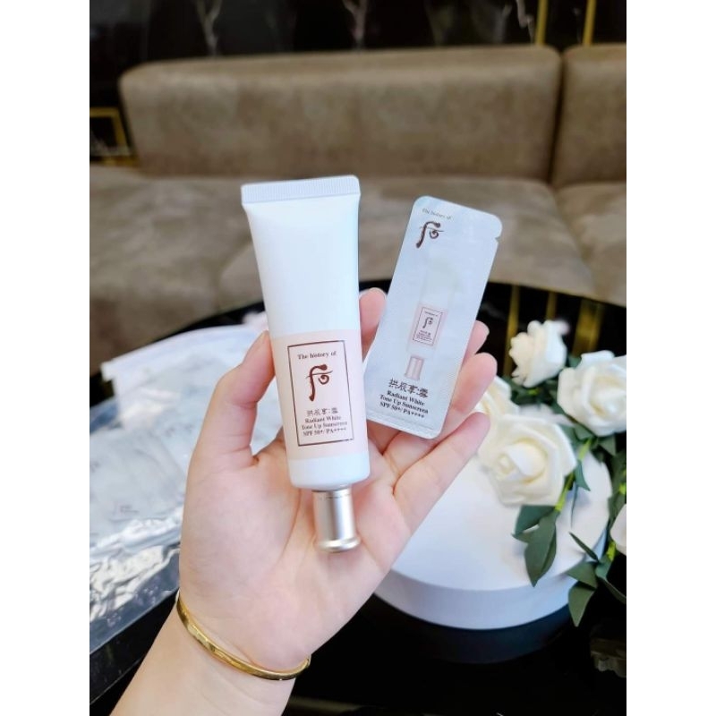 Sample kem chống nắng Whoo trắng (1gói dùng thử)