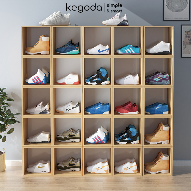 Ảnh Kệ Ô Vuông Đa Năng Có Thể Liên Kết Để Giày, Sách Và Đồ Trang Trí KEGODA KGD30 1