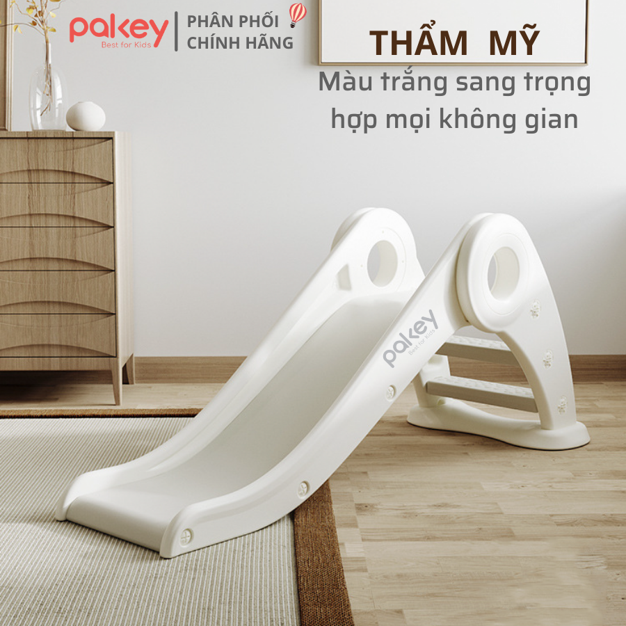 [HỎA TỐC HCM] Cầu Trượt Cho Bé Tặng Kèm Bóng Rổ + Vòng Ném, Cầu Trượt Gấp Gọn Tiện Lợi Mẫu Mới Nhất 2026