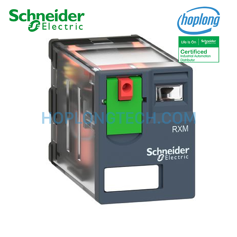 Relè Schneider Electric RXM4AB1B7 - 4PDT, 24VAC, 6A - Relè Miniaturizzato Per Impianti Elettrici