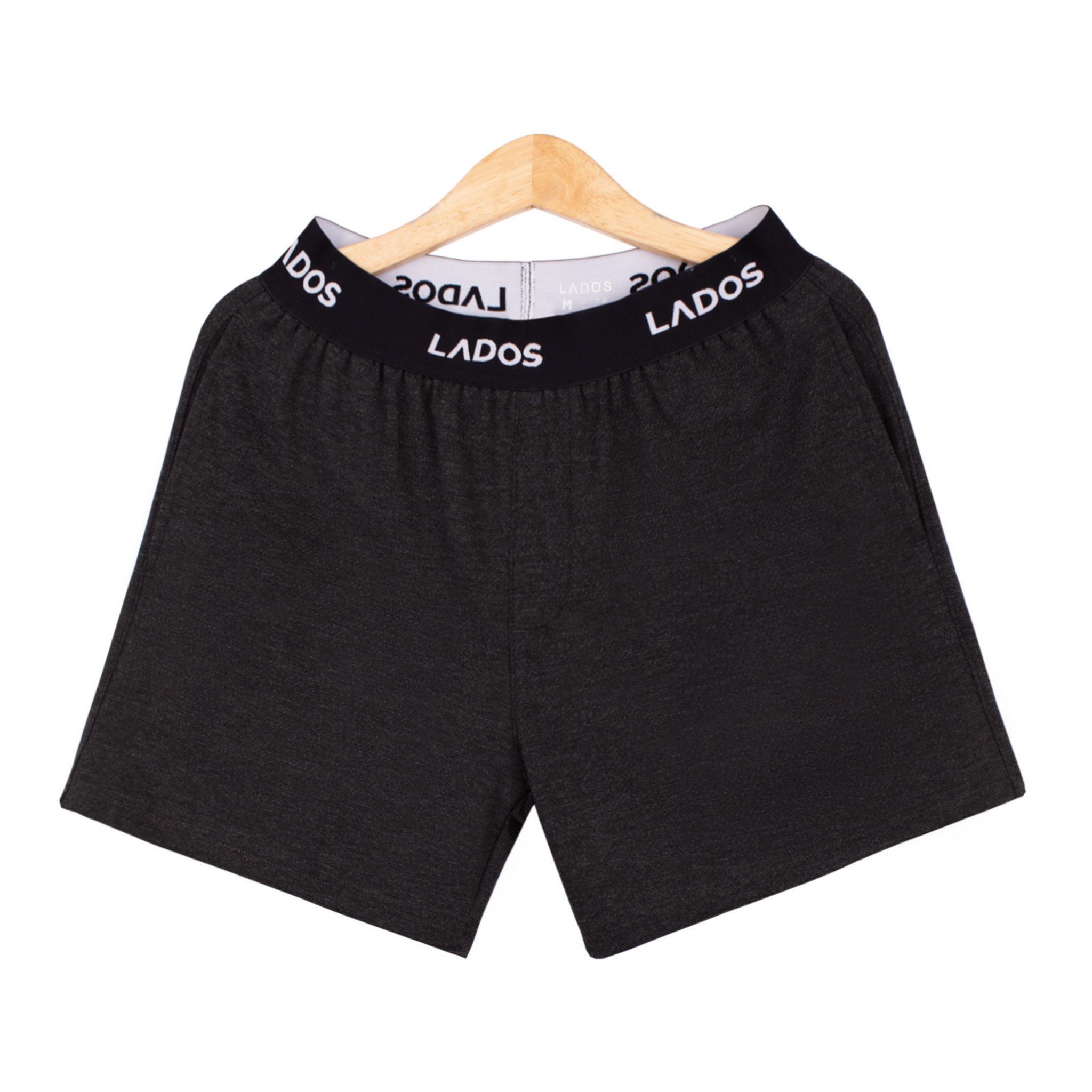 Quần short đùi nam có túi thun dày dặn co giãn LADOS - 4095 cotton, thấm hút, lưng chun cao cấp