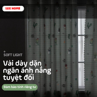 Rèm cửa chống nắng không cần khoan chất liệu poly cao cấp, Rèm che ngăn phòng có sẵn móc treo nhiều mẫu đủ kích thước