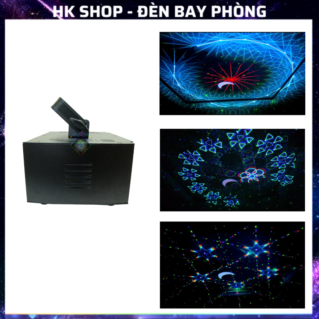 Đèn Laser MP 10D+ Plus Dùng Cho Phòng Karaoke Phòng Bay Phòng Ngủ Đèn Con Vịt Cao Cấp [Hàng Chính Hãng ]