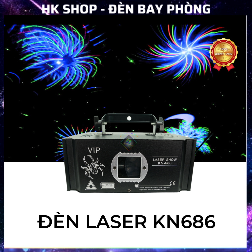 Đèn Laser Bay Phòng KN686 Dùng cho quán bar , pub , karaoke , sân khấu [ Hàng Chính Hãng ]