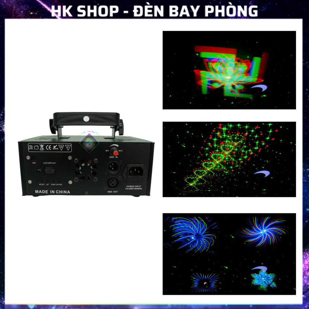 Đèn Laser Bay Phòng KN686 Dùng cho quán bar , pub , karaoke , sân khấu [ Hàng Chính Hãng ]