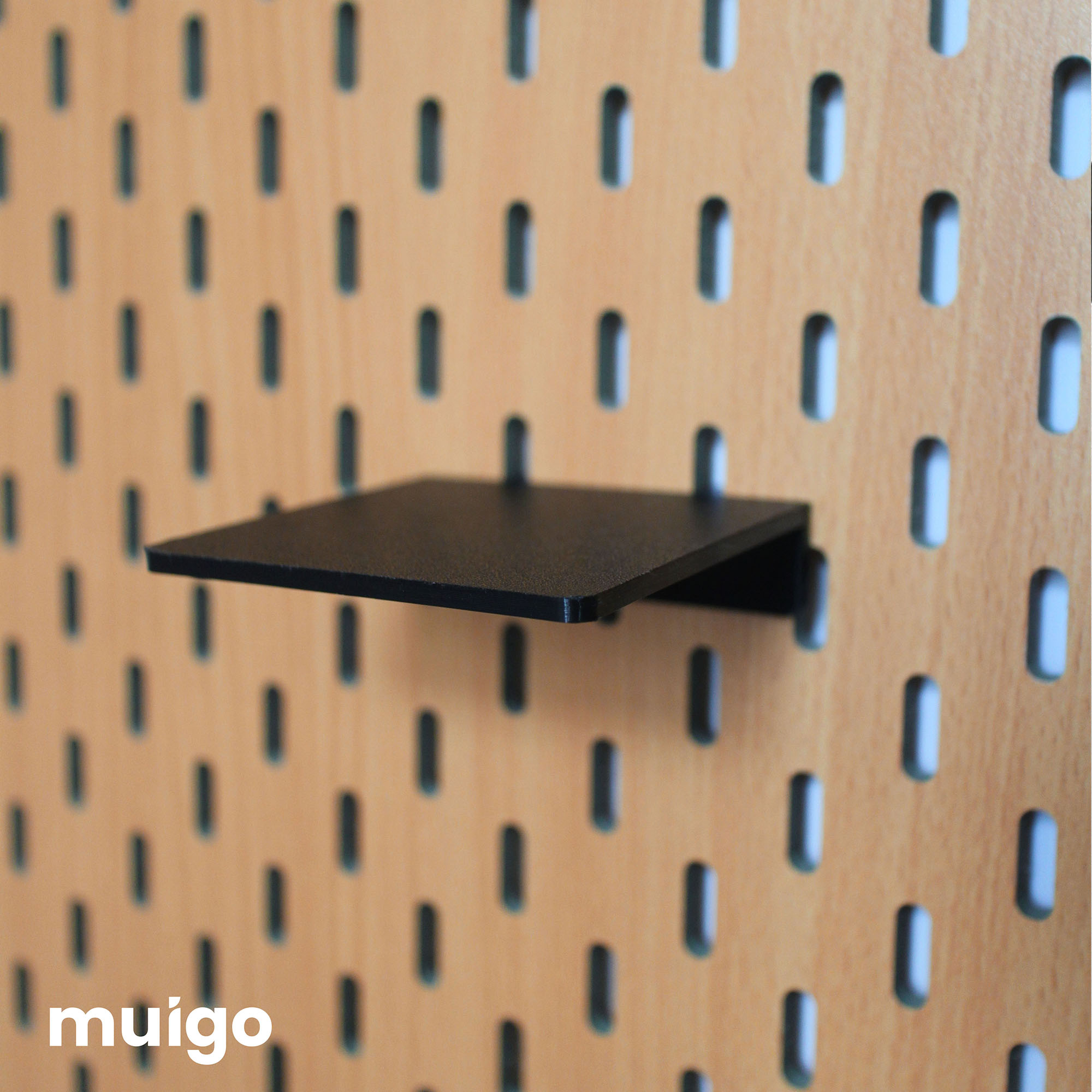 Kệ đỡ mô hình chịu tải cho bảng Pegboard Lỗ Dọc | Phụ Kiện Pegboard Đa Năng