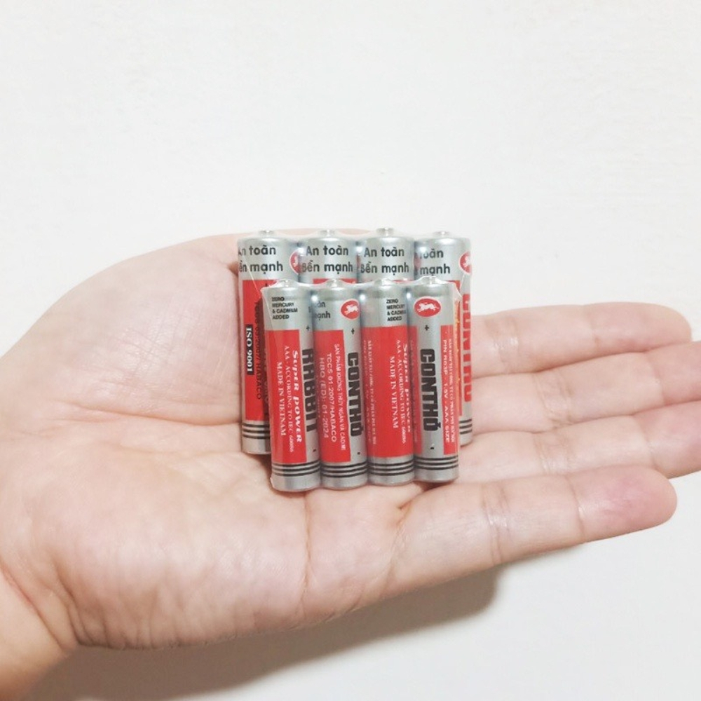 Pin con thỏ 1 vỉ 4 viên 1,5V (rabbit AA/AAA) | Shopee Việt Nam