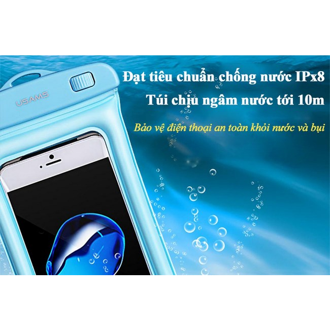 Túi chống nước có phao viền cao cấp USAMS size 6.0 inch