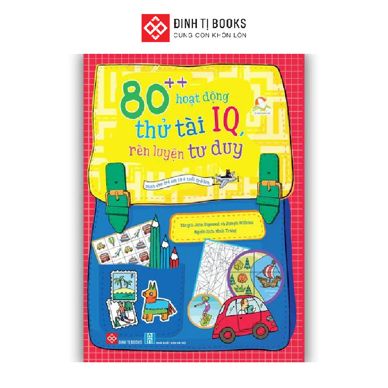 Sách - 80++ hoạt động thử tài IQ, rèn luyện tư duy - Trò chơi mật mã, mê cung cho trẻ từ 4 tuổi - Đinh Tị Books