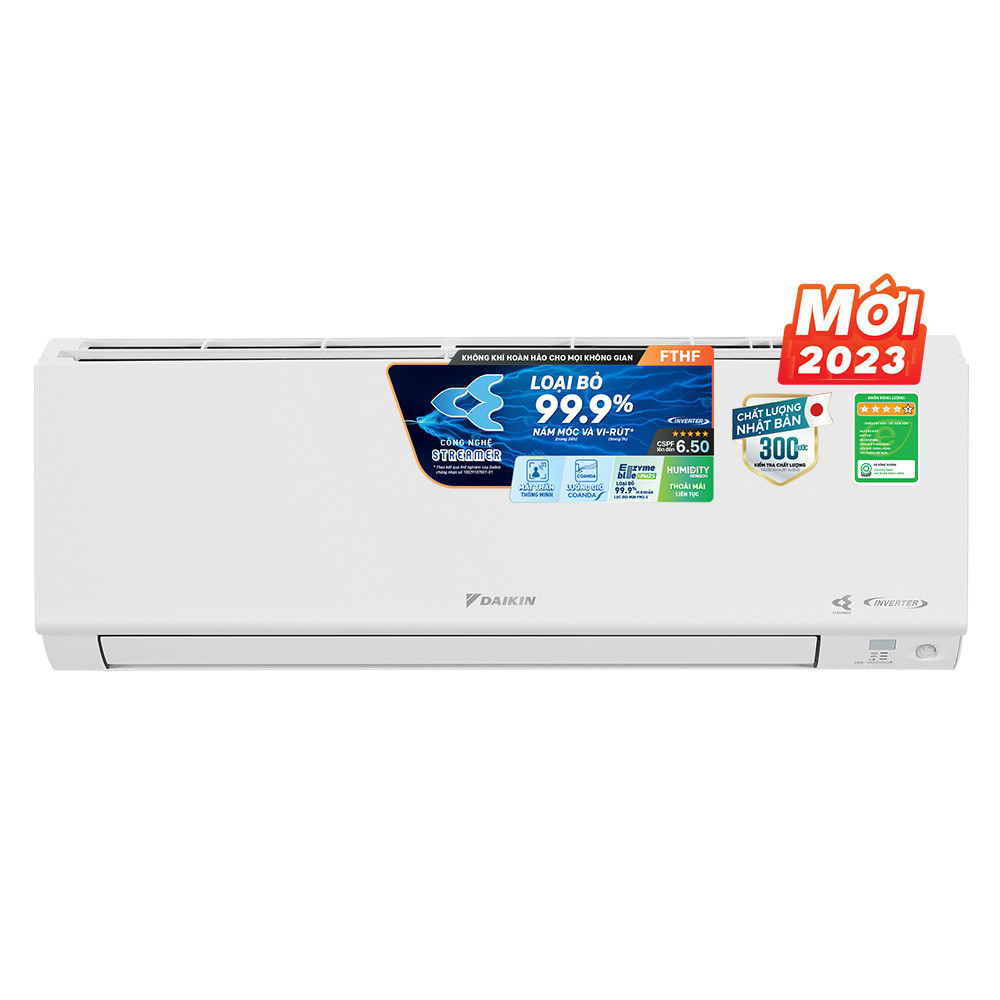 [MIỄN PHÍ LẮP ĐẶT 1TR3] Điều hòa Daikin Inverter 2 chiều FTHF35XVMV - 1.5HP 12000BTU