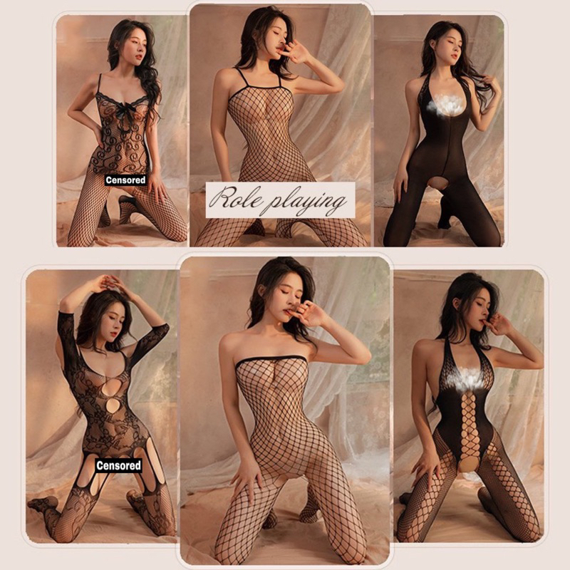 Bodystocking tất liền thân gợi cảm khoét đũng link tổng hợp