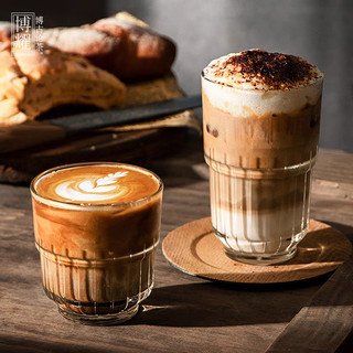 Bộ 6 Ly thủy tinh 170ml 240ml 350ml, cốc thủy tinh khía đáy chịu nhiệt uống cafe, nước ép, soda