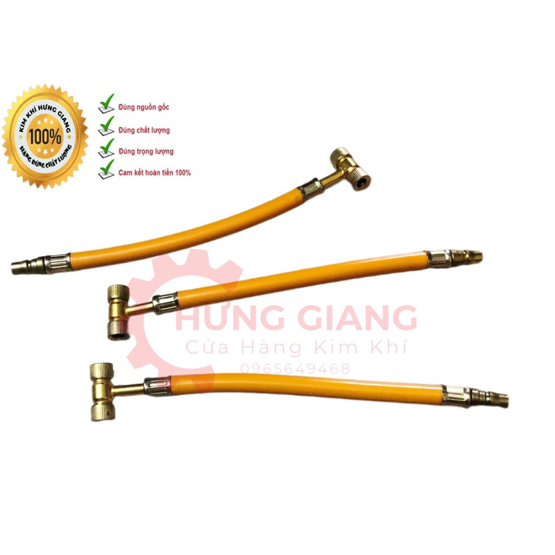 Dây bơm lốp ô tô xe máy 2 đầu bơm búa đa năng dùng cho máy bơm, máy nén khí
