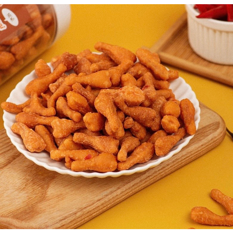500Gr Quẩy Đùi Gà Vị Phomai Cay Ăn Cuốn Cực Đã - Tiệm Ăn Vặt Mẹ Mun