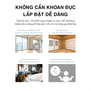 Máy lạnh đứng 9000BTU Akono 1 chiều thông minhĐiều hòa di động mini