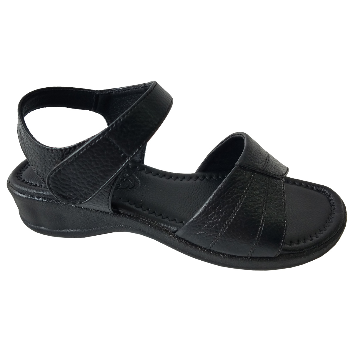 Giày Sandal Nữ Da Bò Thật BIGGBEN Cao 3 Phân HKD693