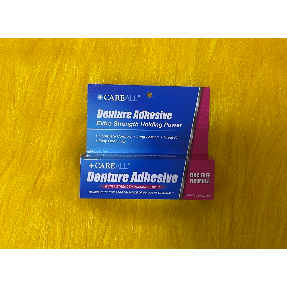 Keo dán hàm răng giả CAREALL DENTURE ADHESIVE EXTRA STRENGTH HOLDING