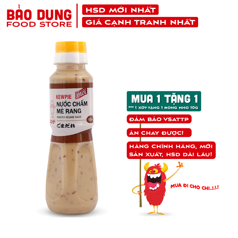 Nước Chấm Mè Rang Chai 180ml - Roasted Sesame Sauce - Bảo Dung Food ...