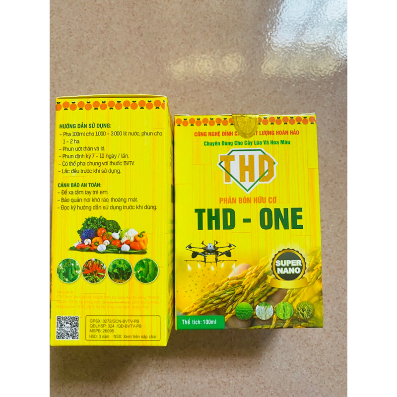 Phân bón hữu cơ sinh học THD ONE chuyên dùng cho lúa và rau màu ...