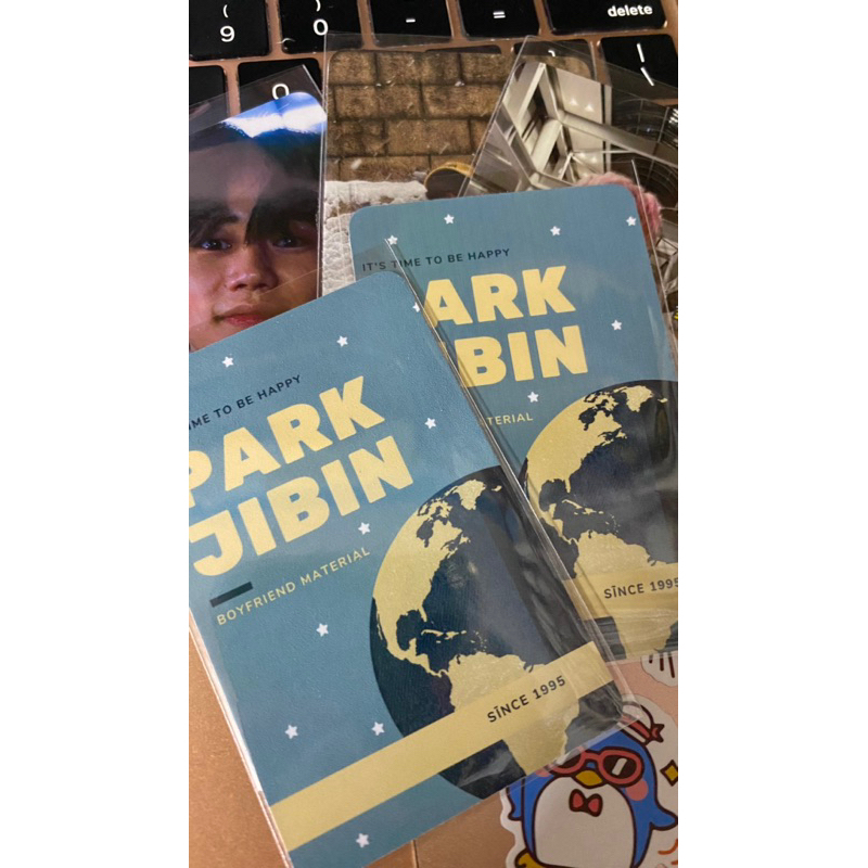 set card bo góc Park JiBin (boyfriend ver)