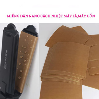Miếng Dán Nano bọc Máy Là, máy duỗi Tóc (giá 1 miếng)