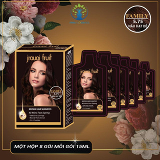 Dầu Gội Gói Phủ Bạc Family Đen - Cafe - Hạt Dẻ 15ml