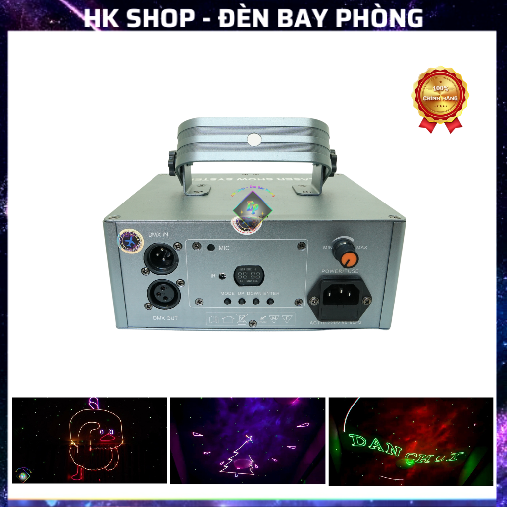 Đèn Laser RGB700 Nhiều Màu , Dùng Cho Phòng Sân Khấu Dùng cho bar pub , karaoke  [Hàng Chính Hãng ]