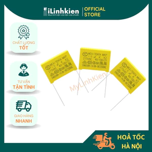 Combo 5 Tụ lọc nguồn AC 1uF 275V chân 22mm chất lượng cao.